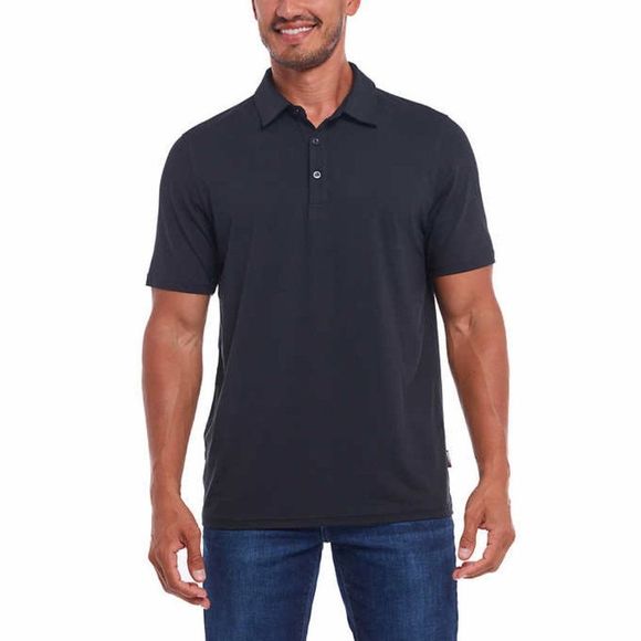 Gerry Weber Black Polo Shirt for Men - Picture 3 of 4